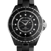 J12 黒セラミック 12Pダイヤ H5702 メイン画像