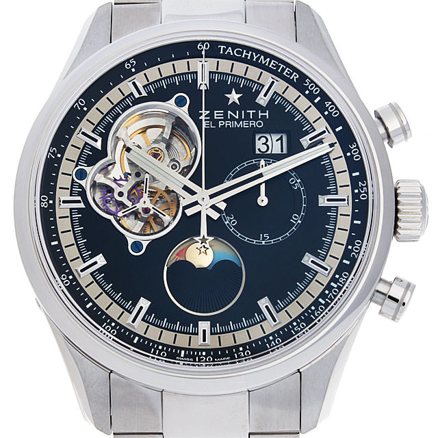 エルプリメロ クロノマスターオープン ムーン＆サンフェイズ 03.2160.4047/21.M2160 メイン画像