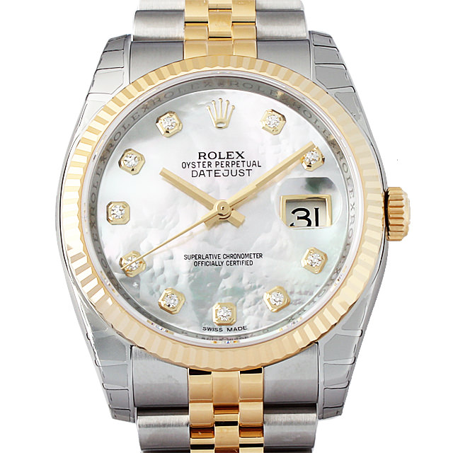 デイトジャスト 10Pダイヤ 116233NG メイン画像