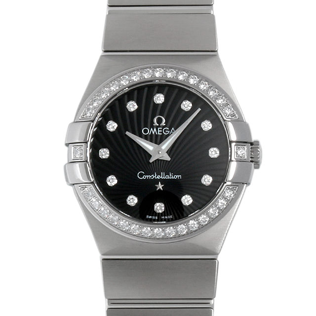 コンステレーション ブラッシュ クォーツ ベゼルダイヤ 123.15.27.60.51.001 メイン画像