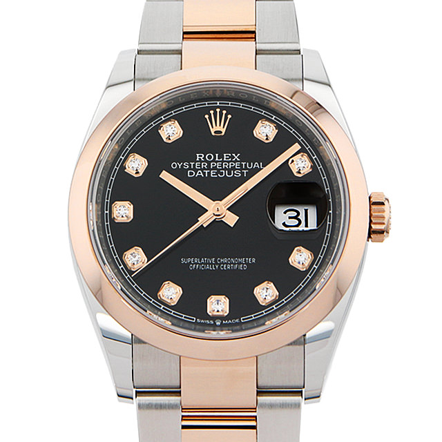 デイトジャスト36 10Pダイヤ 126201G メイン画像