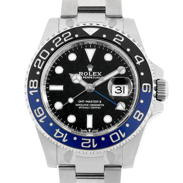 ロレックス GMTマスターII 126710BLNR 3列/オイスターブレス 新品 メンズ