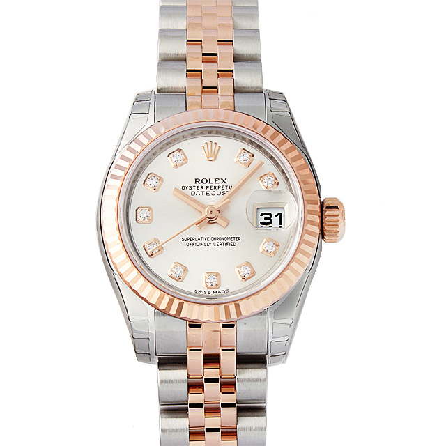 デイトジャスト 10Pダイヤ 179171G メイン画像