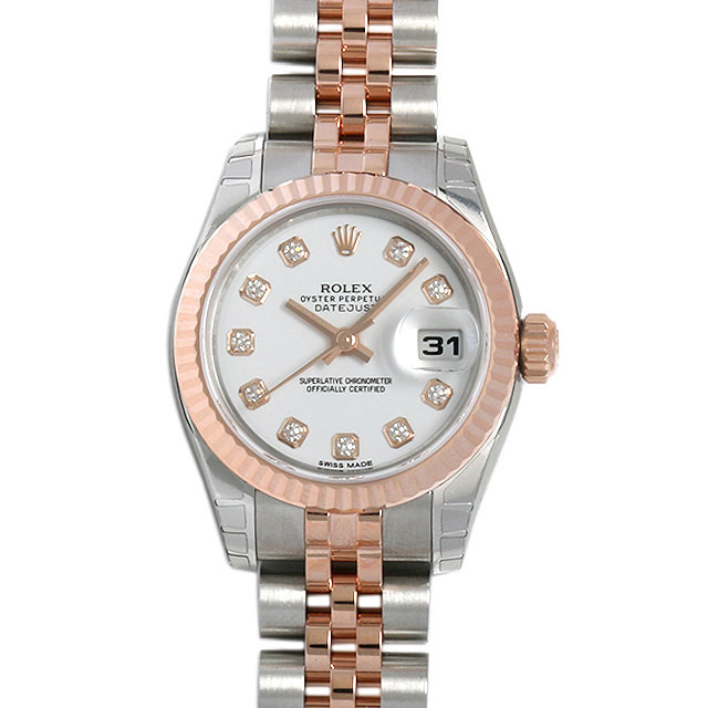 デイトジャスト 10Pダイヤ 179171G メイン画像