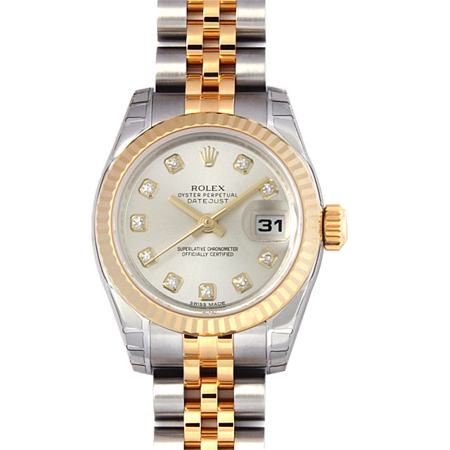 デイトジャスト 10Pダイヤ 179173G メイン画像