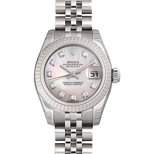 デイトジャスト 10Pダイヤ 179174NG メイン画像