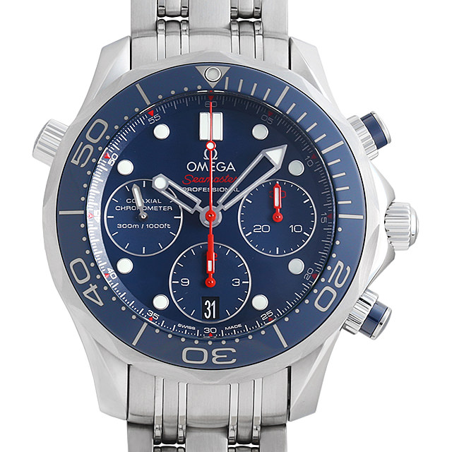 シーマスター プロダイバーズ 300M クロノグラフ コーアクシャル 212.30.42.50.03.001 メイン画像