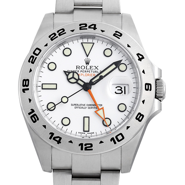 ロレックス エクスプローラーII 216570 ホワイト 新品 メンズ