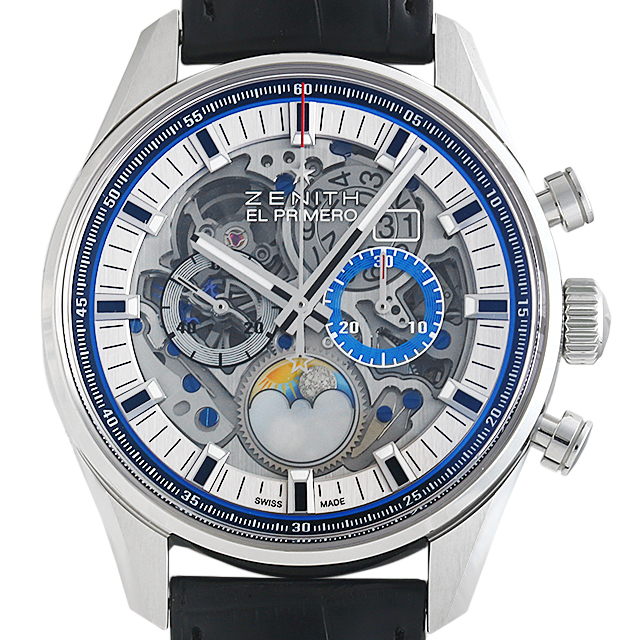 クロノマスター エル・プリメロ グランドデイト フルオープン 03.2530.4047/78.C813 メイン画像