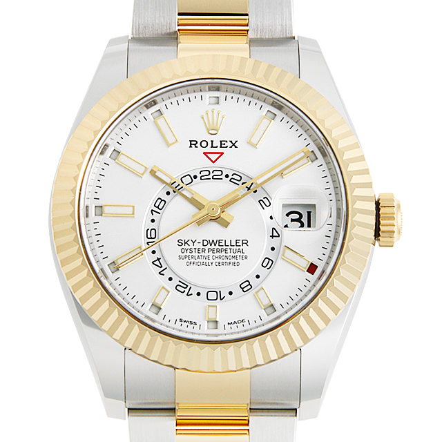 ロレックス スカイドゥエラー 326933 ホワイト 新品 メンズ