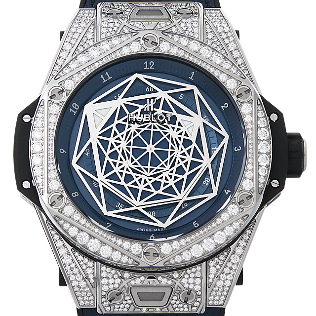 ビッグバン ウニコ サンブルー チタニウムブルーパヴェ 415.NX.7179.VR.1704.MXM18 メイン画像