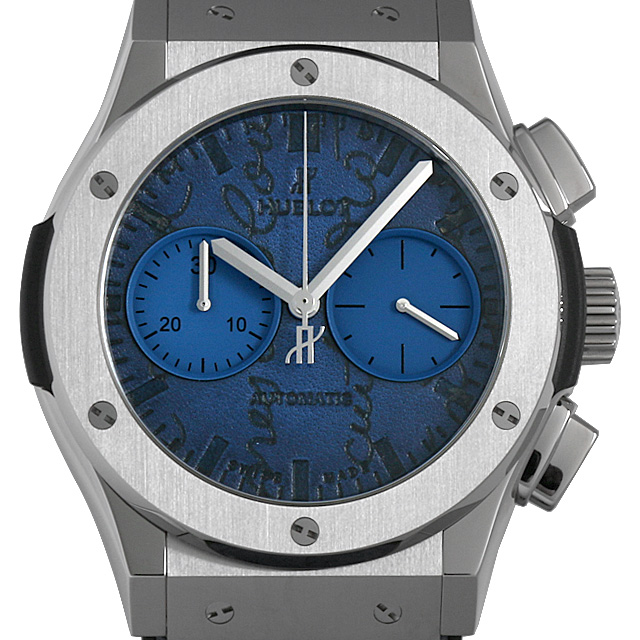 クラシックフュージョン クロノグラフ ベルルッティ スクリット オーシャンブルー 521.NX.050B.VR.BER18 メイン画像