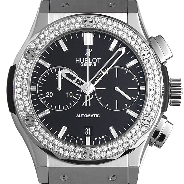 クラシック フュージョン クロノグラフ チタニウム ダイヤモンド 521.NX.1170.LR.1104 メイン画像