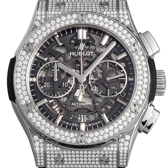 クラシックフュージョン アエロフュージョン クロノグラフ チタニウム パヴェ 525.NX.0170.LR.1704 メイン画像