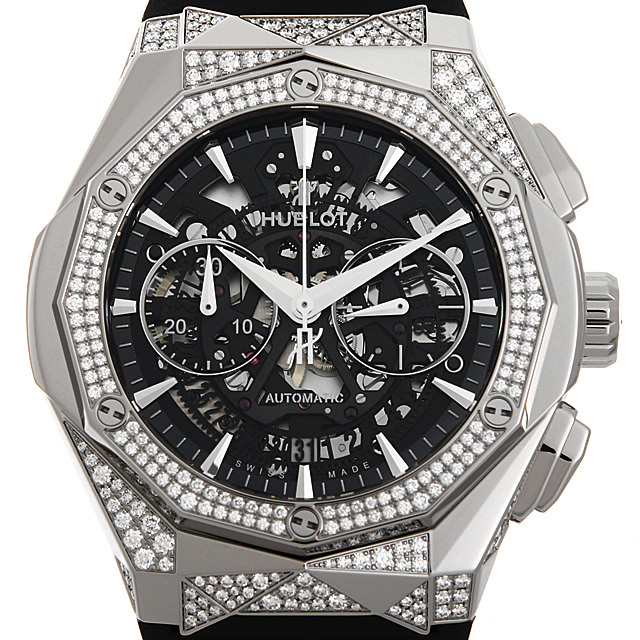 アエロフュージョン クロノグラフ オーリンスキー チタニウム オルタナティブ パヴェ 525.NX.0170.RX.1804.ORL18 メイン画像