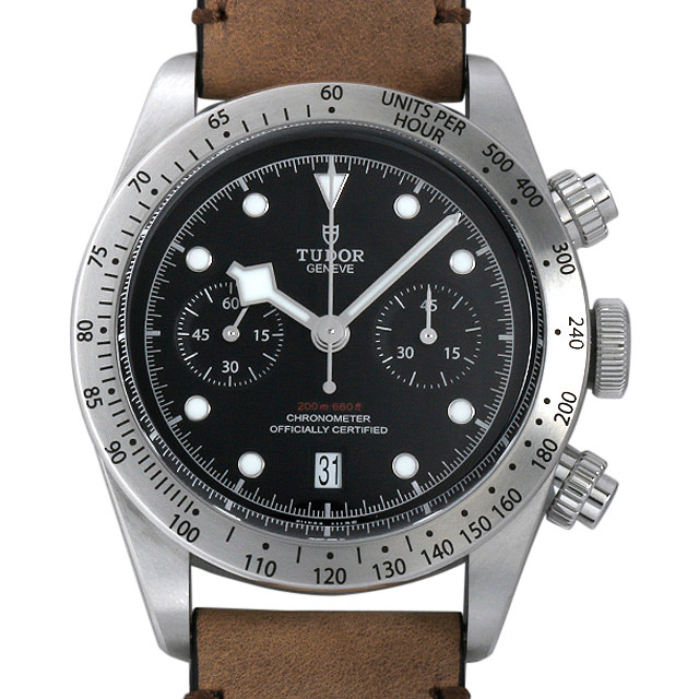 ヘリテージ ブラックベイ クロノグラフ 79350 メイン画像