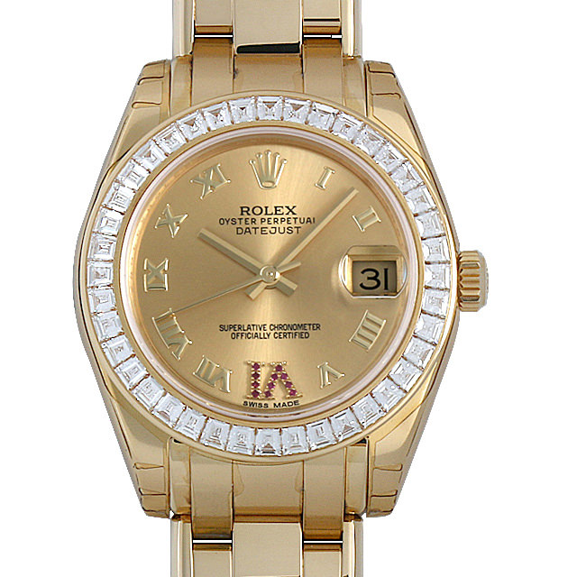 デイトジャスト パールマスター ベゼルバケットダイヤ 81308BR メイン画像