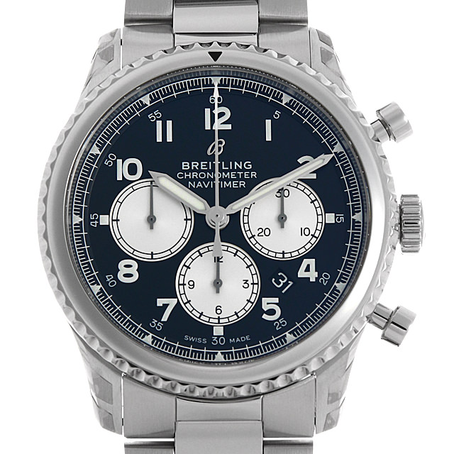 ナビタイマー8 B01 クロノグラフ43 A008B-1PSS メイン画像