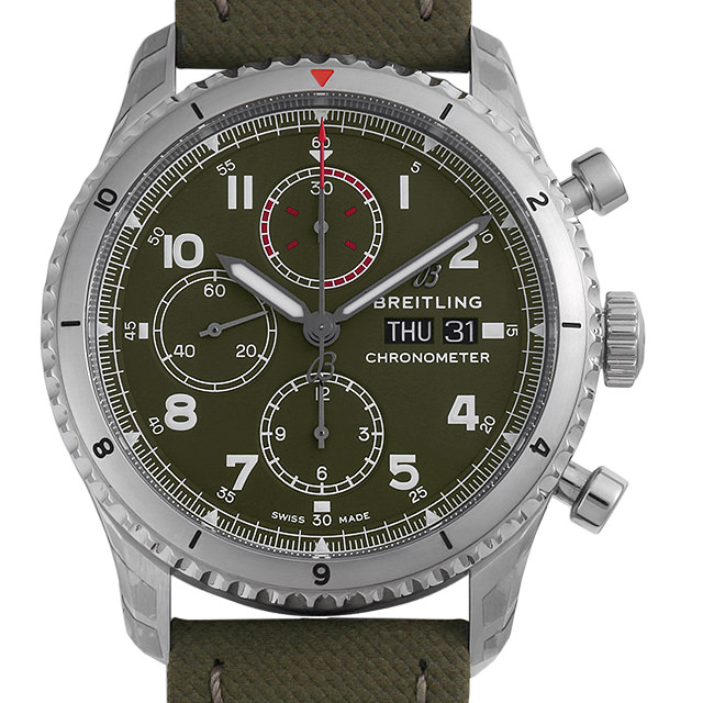 アビエーター8 クロノグラフ43 カーチスウォーホーク A118L-1MAA メイン画像