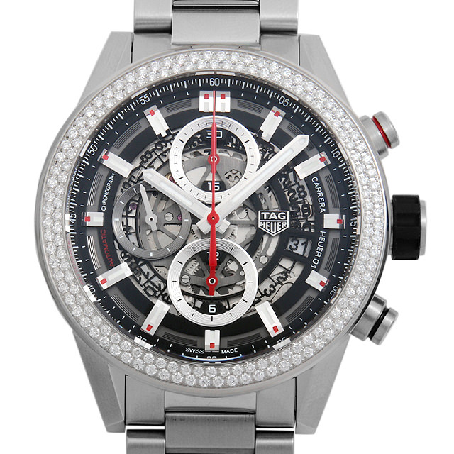 タグホイヤー カレラ キャリバー ホイヤー01 ベゼルダイヤ CAR201P.BA0766 新品 メンズ