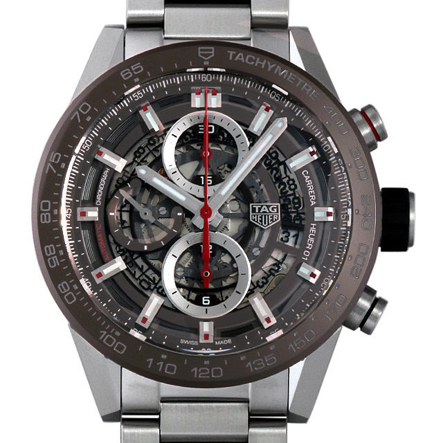 タグホイヤー カレラ キャリバ― ホイヤー01 CAR201U.BA0766 ブラウンセラミックベゼル 新品 メンズ