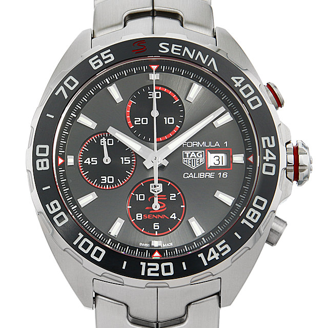 フォーミュラ1 キャリバー16 クロノグラフ アイルトン セナ スペシャルエディション CAZ201D.BA0633 メイン画像