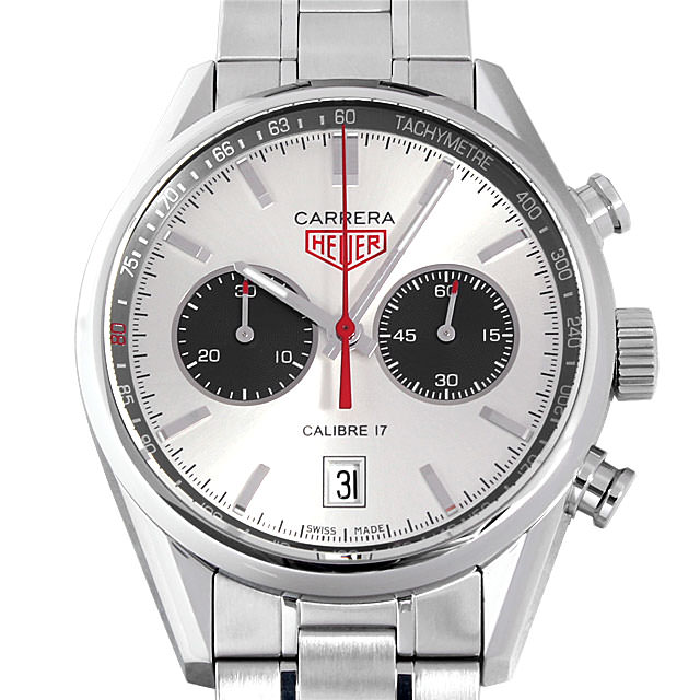 タグホイヤー カレラ クロノグラフ ジャックホイヤーキャリバー17 CV2119.BA0722 新品 メンズ