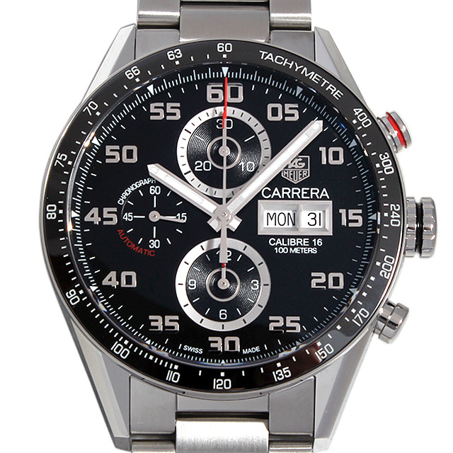 タグホイヤー カレラ 100M キャリバー16 デイデイト クロノグラフ CV2A1R.BA0799 新品 メンズ