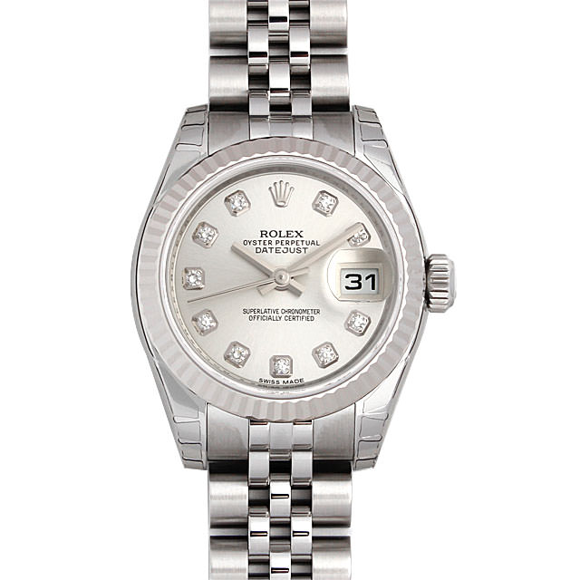 デイトジャスト 10Pダイヤ 179174G メイン画像