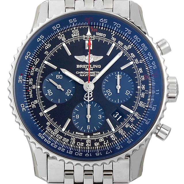 ナビタイマー01ブルーエディション S022CBENP(AB0121) メイン画像