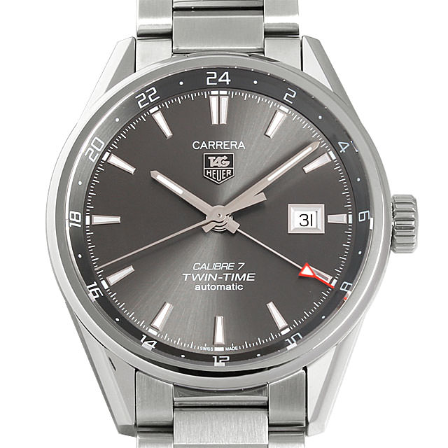 タグホイヤー カレラ キャリバー7 ツインタイム WAR2012.BA0723 新品 メンズ