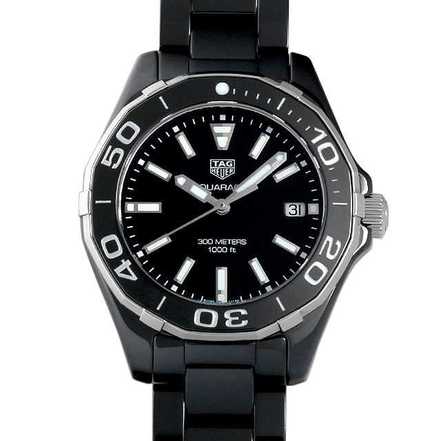 TAG Heuer Aqua Racer Ready 300M Full Ceramic WAY1390. BH0716 New Women's