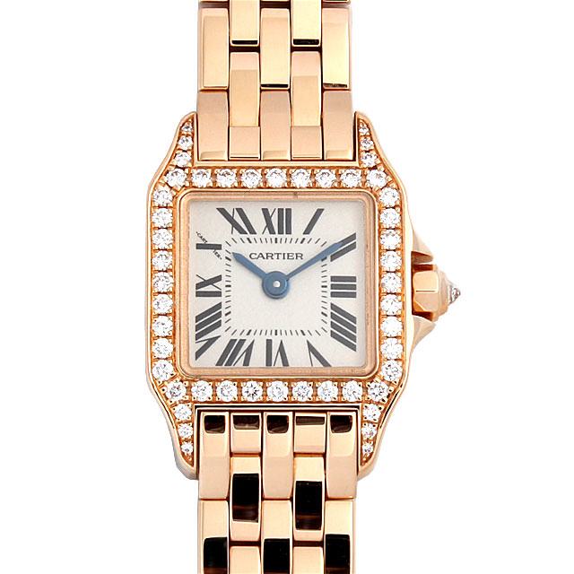 サントス ドゥ モワゼル ミニ ベゼルダイヤ WF9011Z8 メイン画像