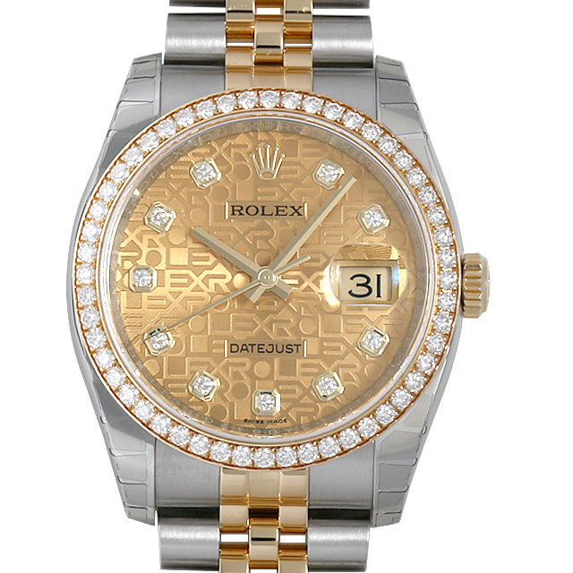 デイトジャスト 10Pダイヤ/ベゼルダイヤ 116243G メイン画像