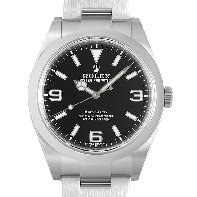 ロレックス エクスプローラー 214270 後期型/ホワイト369 未使用 メンズ