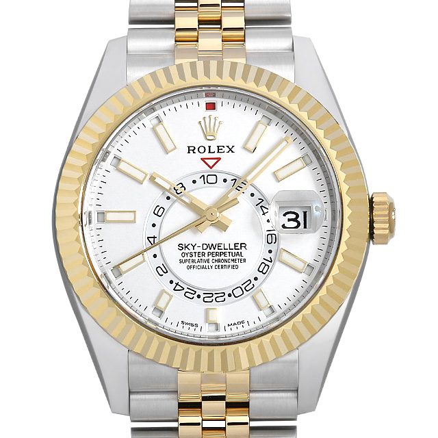 ロレックス スカイドゥエラー 326933 ホワイト 未使用 メンズ