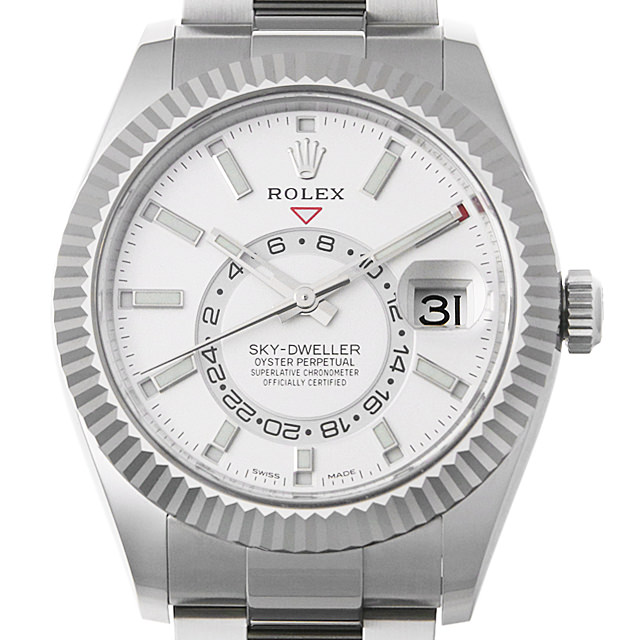 ロレックス スカイドゥエラー 326934 ホワイト 未使用 メンズ