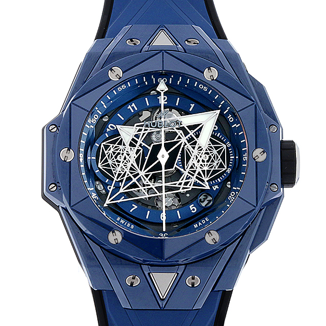 ビッグバン ウニコ サンブルーII ブルーセラミック 世界限定 200本 418.EX.5107.RX.MXM21 メイン画像