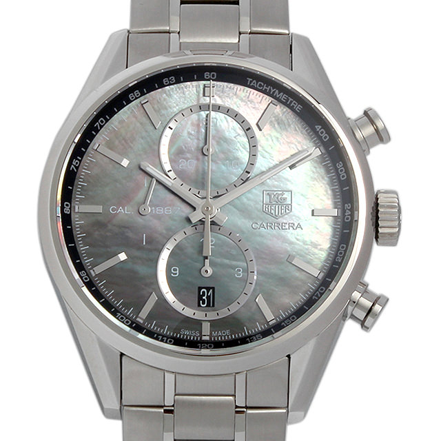 タグホイヤー カレラ 1887 クロノグラフ ブラックパール 日本限定400本 CAR211D.BA0724 未使用 メンズ