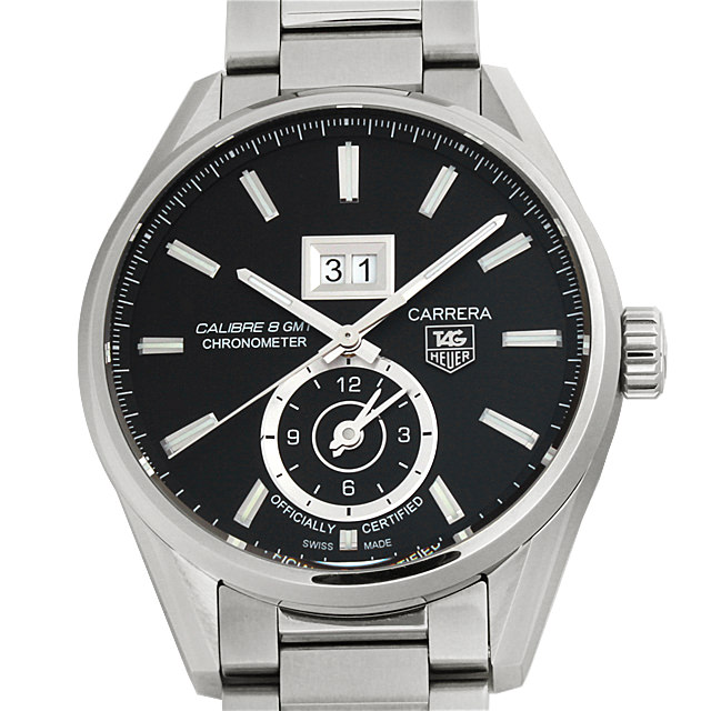 タグホイヤー カレラ グランドデイト GMT WAR5010.BA0723 未使用 メンズ