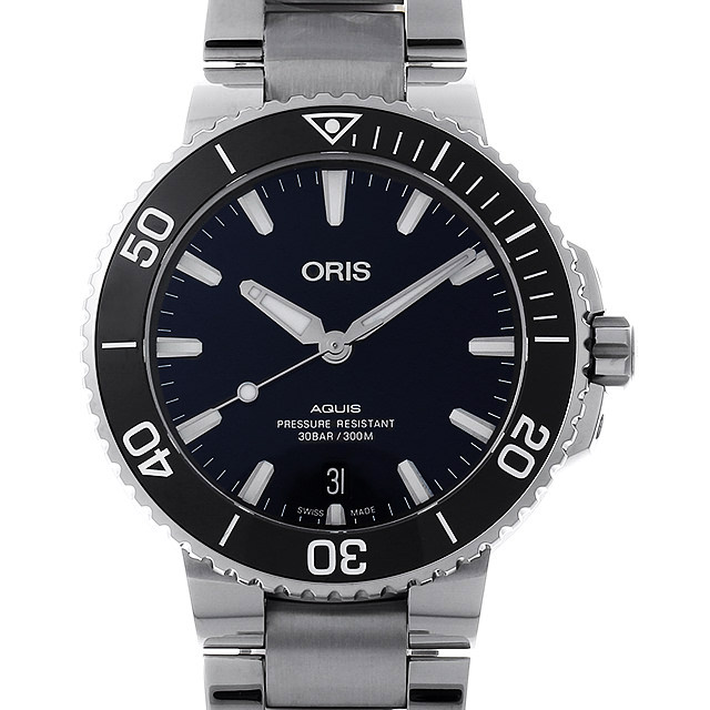 オリス アクイス デイト 733 7732 4135M 新品 メンズ WEB限定品