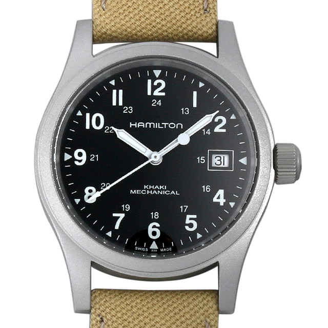 HAMILTON Khaki Field Mechanical Officer H69419933 New Men's Web Exclusive