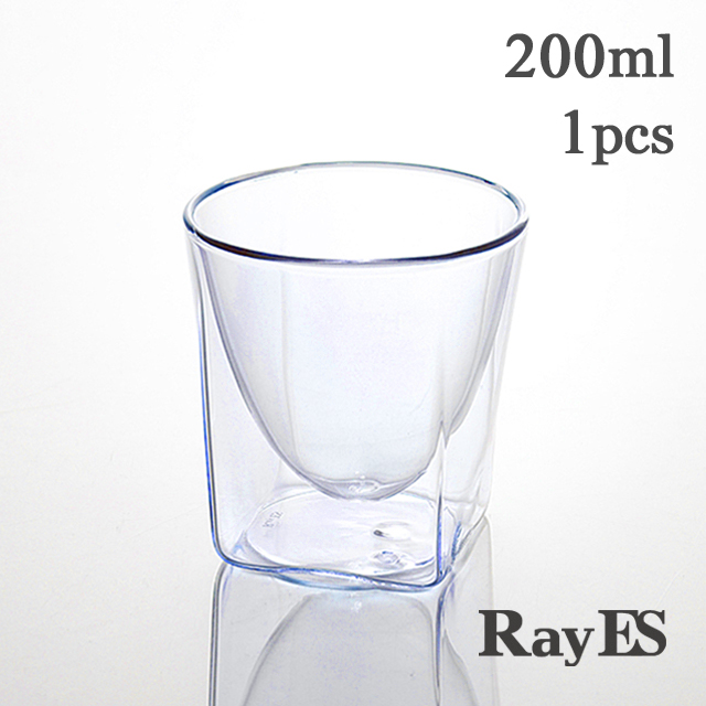 ミスト　ブルー　blue　カラー　シリーズ　color series　rayes レイエス　ダブルウォールグラス