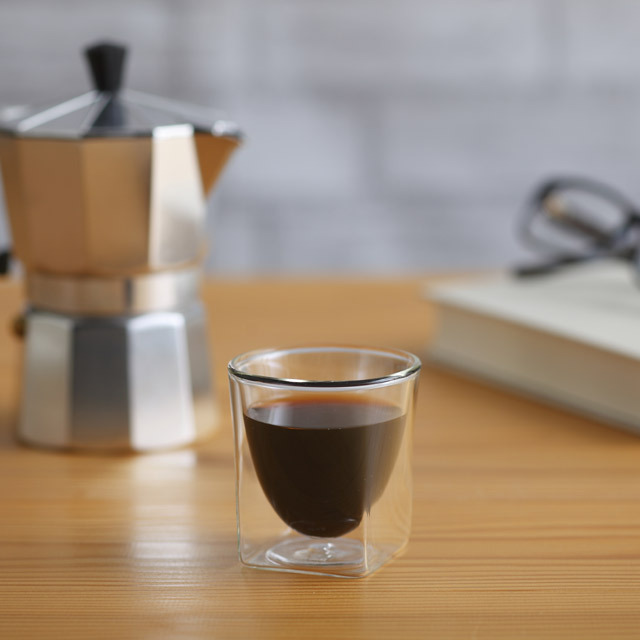RayES/レイエス ダブルウォールグラス RDS-004S 80ml エスプレッソ 喫茶店 rayes レイエス ダブルウォールグラス
