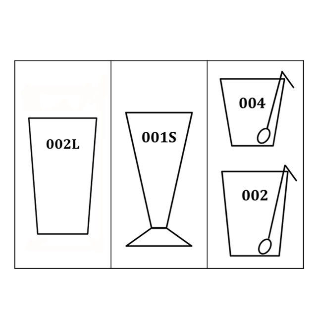 カスタムギフト] フリーグラスギフトボックス Lサイズ ギフト