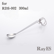 RayES/レイエス　ダブルウォールグラス　クリップ式チタンスプーン　SS-01　for　RDS-002　300ml　1本入り