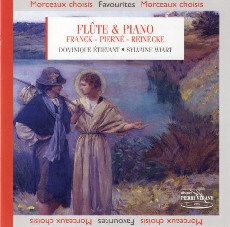 フランク ピエルネ ライネッケ フルート ソナタ集 ドミニク エティエヴァン フルート シルヴァイン ヴィラール ピアノ Pierre Verany フランス輸入盤