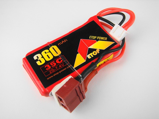 Ｌｉｐｏ　２Ｓ-３６０ｍＡｈ（３５Ｃ） -（Ｔ型）Ｅ－Ｔｏｐ　Ｐｏｗｅｒ
