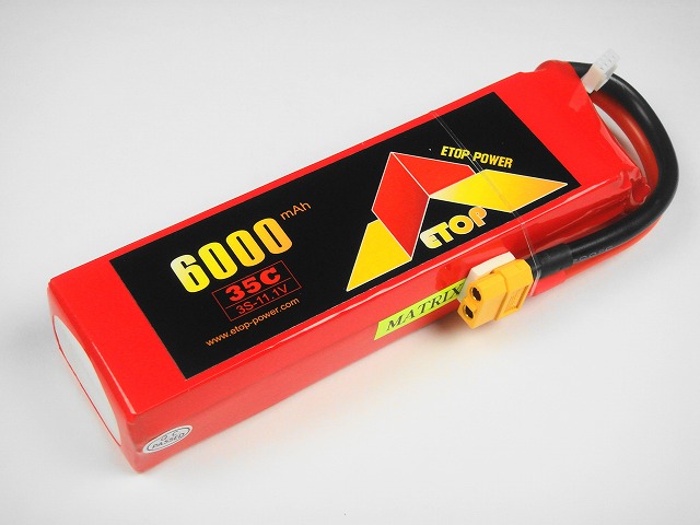 ＬｉＰｏ　３Ｓ－６０００ｍＡｈ（３５Ｃ）ＸＴ６０　Ｅ－Ｔｏｐ　Ｐｏｗｅｒ