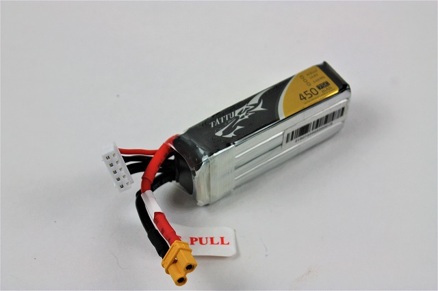 Ｌｉｐｏ　４Ｓー４５０mAh（７５Ｃ)ーTATTU